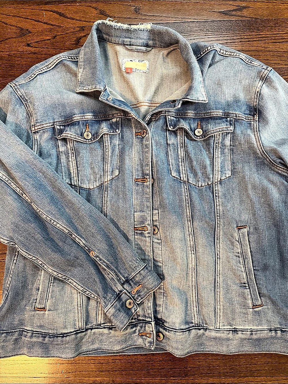 Pilcro Women's Denim Jacket Blue XL